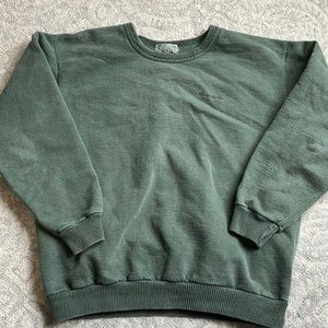WOMANS Northern Reflections Distressed Green Sweater Size Medium